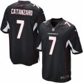 Mens Nike Arizona Cardinals #7 Chandler Catanzaro Game Black Alternate NFL Jersey