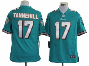 Nike NFL Miami Dolphins #17 Ryan Tannehill Green Game Jerseys