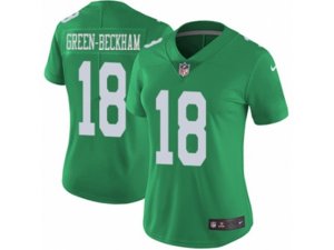 Women Nike Philadelphia Eagles #18 Dorial Green-Beckham Limited Green Rush NFL Jersey