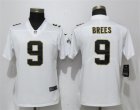 Nike Saints #9 Drew Brees White Women Vapor Untouchable Limited Jersey
