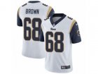 Nike Los Angeles Rams #68 Jamon Brown Vapor Untouchable Limited White NFL Jersey