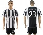 2017-18 Juventus FC 23 DANI ALVES Home Soccer Jersey
