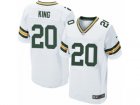Mens Nike Green Bay Packers #20 Kevin King Elite White NFL Jersey