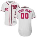 2016 Men Washington Nationals Majestic white Flexbase Authentic Collection Custom Jersey