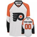 Customized Philadelphia Flyers Jersey White Road Man Hockey