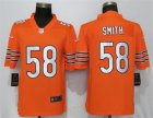 Nike Bears #58 Roquan Smith Orange Vapor Untouchable Limited Jersey