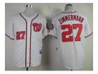 mlb jerseys washington nationals #27 zimmermann white