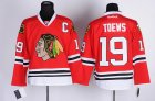 nhl chicago blackhawks #19 toews red