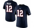 Tom Brady New England Patriots Nike Player Pride Name & Number T-Shirt â€“ Blue