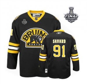 nhl jerseys boston bruins #91 savard black 3rd[2013 stanley cup]