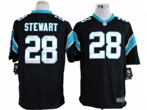 Nike NFL Carolina Panthers #28 Jonathan Stewart Black Game Jerseys