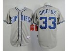 MLB San Diego Padres #33 James Shields Grey Cool Base Stitched Baseball jerseys