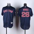 Boston Red Sox #26 Wade Boggs Navy Blue Flexbase Authentic Collection Stitched Baseball Jersey