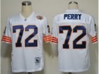 NFL Chicago Bears #72 William Perry white Throwback Jerseys