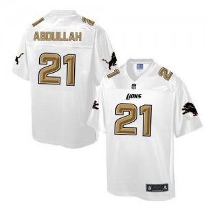 Nike Detroit Lions #21 Ameer Abdullah White Men NFL Pro Line Fashion Game Jersey