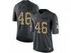 Nike Miami Dolphins #46 Neville Hewitt Limited Black 2016 Salute to Service NFL Jersey