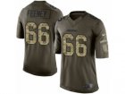 Mens Nike Los Angeles Chargers #66 Dan Feeney Limited Green Salute to Service NFL Jersey