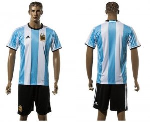 Argentina Blank Home Soccer Country Jersey