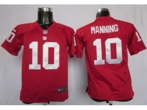 Nike NFL Youth New York Giants #10 Eli Manning Red Jerseys