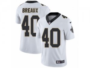 Mens Nike New Orleans Saints #40 Delvin Breaux Vapor Untouchable Limited White NFL Jersey