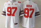 NCAA Ohio State Buckeyes #97 BOSA white jerseys