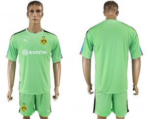 2017-18 Dortmund Lake Green Goalkeeper Soccer Jersey