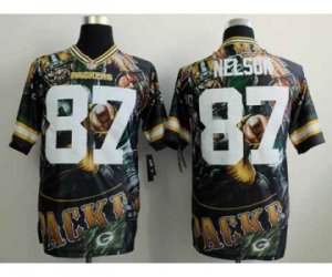 Nike green bay packers #87 jordy nelson camo jerseys[Elite Fanatical version]