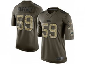 Nike Carolina Panthers #59 Luke Kuechly Green Jerseys(Salute To Service Limited)