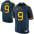 West Virginia Mountaineers #9 Adam Jones Navy College Football Jersey