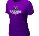 Women Okaland Raiders Purple T-Shirt