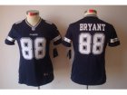 Nike Women Dallas cowboys #88 Bryant Blue Limited Jerseys