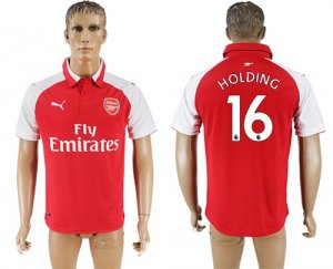 2017-18 Arsenal 16 HOLDING Home Thailand Soccer Jersey