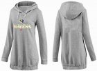 Women Baltimore Ravens Logo Pullover Hoodie-044