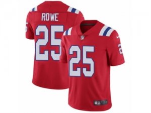 Mens Nike New England Patriots #25 Eric Rowe Vapor Untouchable Limited Red Alternate NFL Jersey