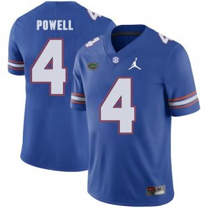 Florida Gators 4 Brandon Powell Blue College Football Jersey