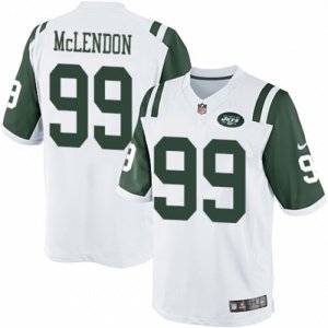 Mens Nike New York Jets #99 Steve McLendon Limited White NFL Jersey