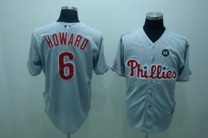 mlb philadelphia phillies #6 howard grey