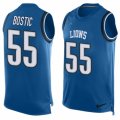 Mens Nike Detroit Lions #55 Jon Bostic Limited Light Blue Player Name & Number Tank Top NFL Jersey