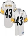 youth pittsburgh steelers #43 polamalu white