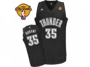 nba Oklahoma City Thunder #35 Kevin Durant Shadow With Black[2012 Fianls Swingman]