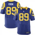 Nike St. Louis Rams #89 Jared Cook Royal Blue Alternate NFL Elite Jersey