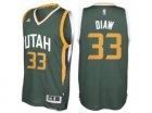 Mens Utah Jazz #33 Boris Diaw adidas Green New Swingman Alternate Jersey