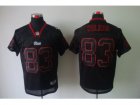 Nike NFL New England Patriots #83 Wes Welker Lights Out Black Elite Jerseys