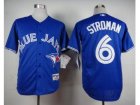 MLB Toronto Blue Jays #6 Marcus Stroman Blue Alternate Cool Base Stitched Baseball jerseys