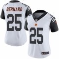 Women's Nike Cincinnati Bengals #25 Giovani Bernard Limited White Rush NFL Jersey