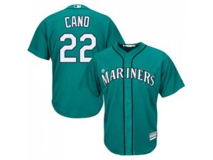 Youth Seattle Mariners #22 Robinson Cano Green Cool Base Stitched MLB Jersey