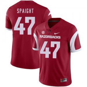 Arkansas Razorbacks 47 Martrell Spaight Red College Football Jersey