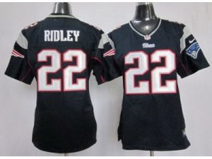 Nike Women New England Patriots #22 Stevan Ridley Blue Jerseys