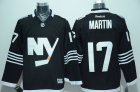 New York Islanders #17 Matt Martin Black Alternate Stitched NHL Jersey