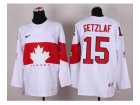 nhl jerseys team canada #15 getzlaf white[2014 winter olympics]